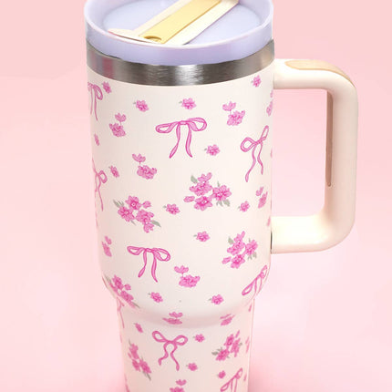 Bow Babe 40oz Stainless Steel Tumbler