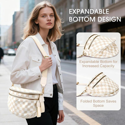 That Girl Checkered Bum Bag