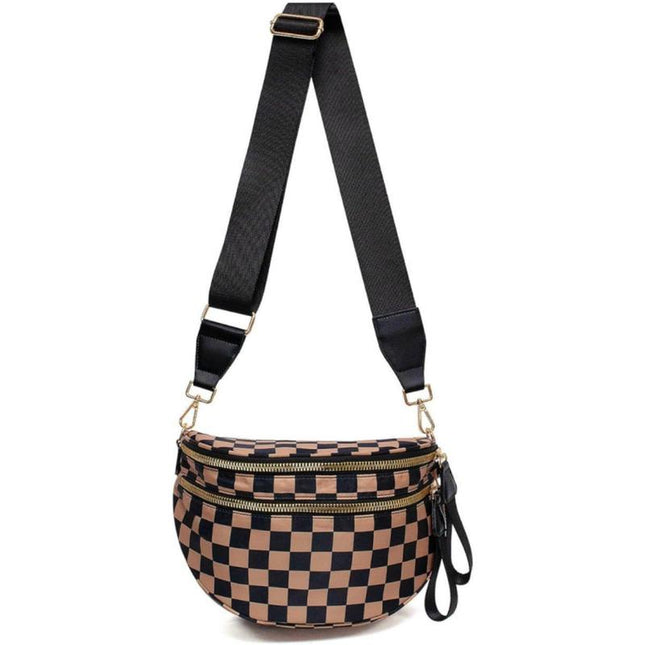 That Girl Checkered Bum Bag
