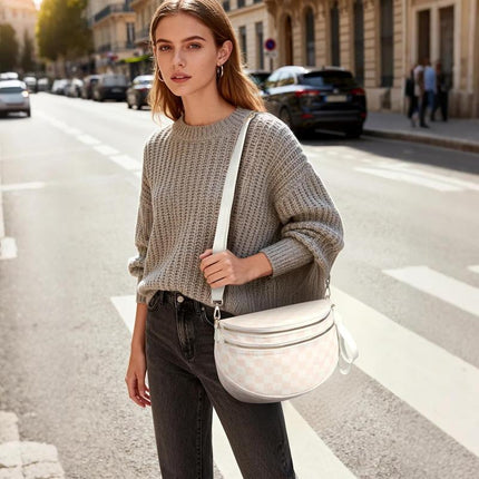 That Girl Checkered Bum Bag